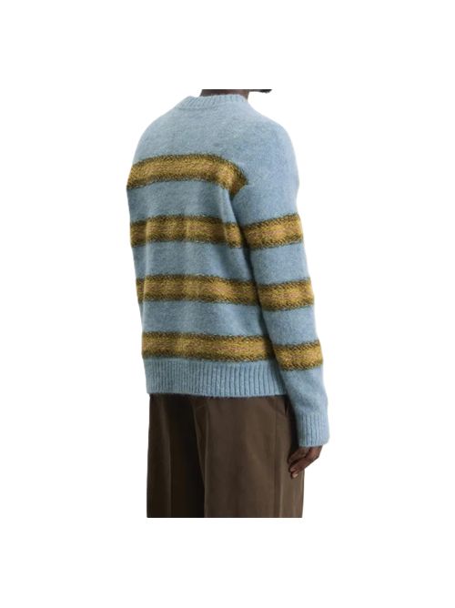JACQUARD WOOL master SWEATER DRIES VAN NOTEN | 262-021236-4755514 LIGHT BLUE